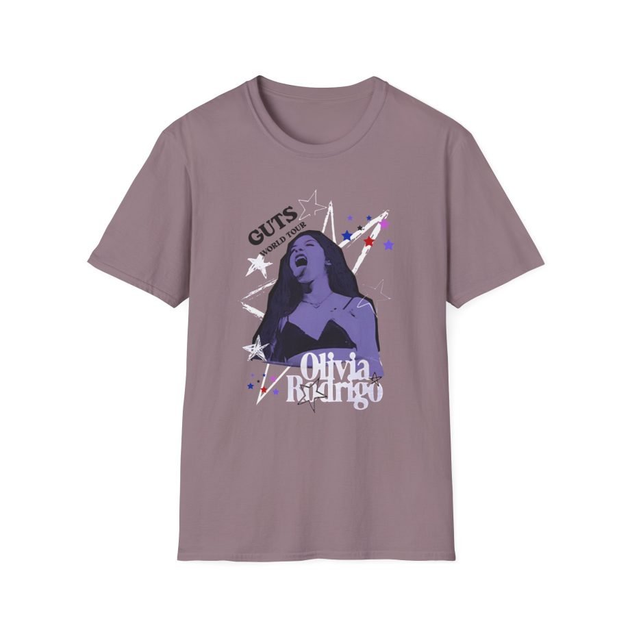 Olivia Rodrigo GUTS world tour unisex softstyle t-shirt