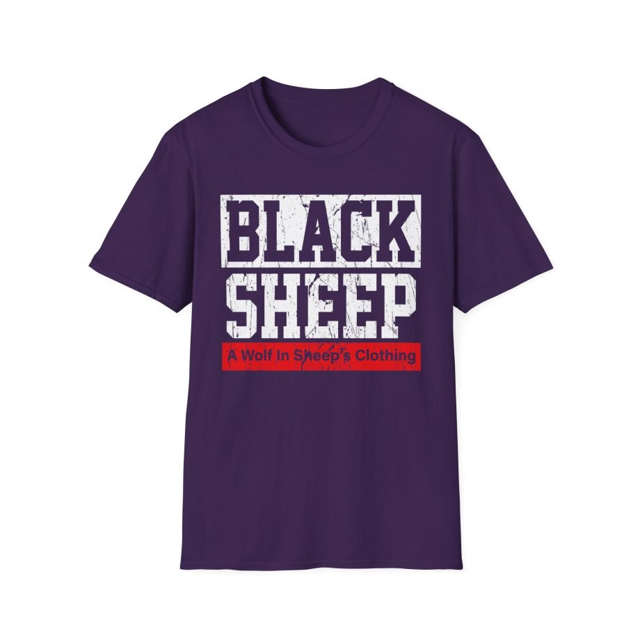 Black Sheep Wolf In Sheep's Unisex Softstyle T-Shirt