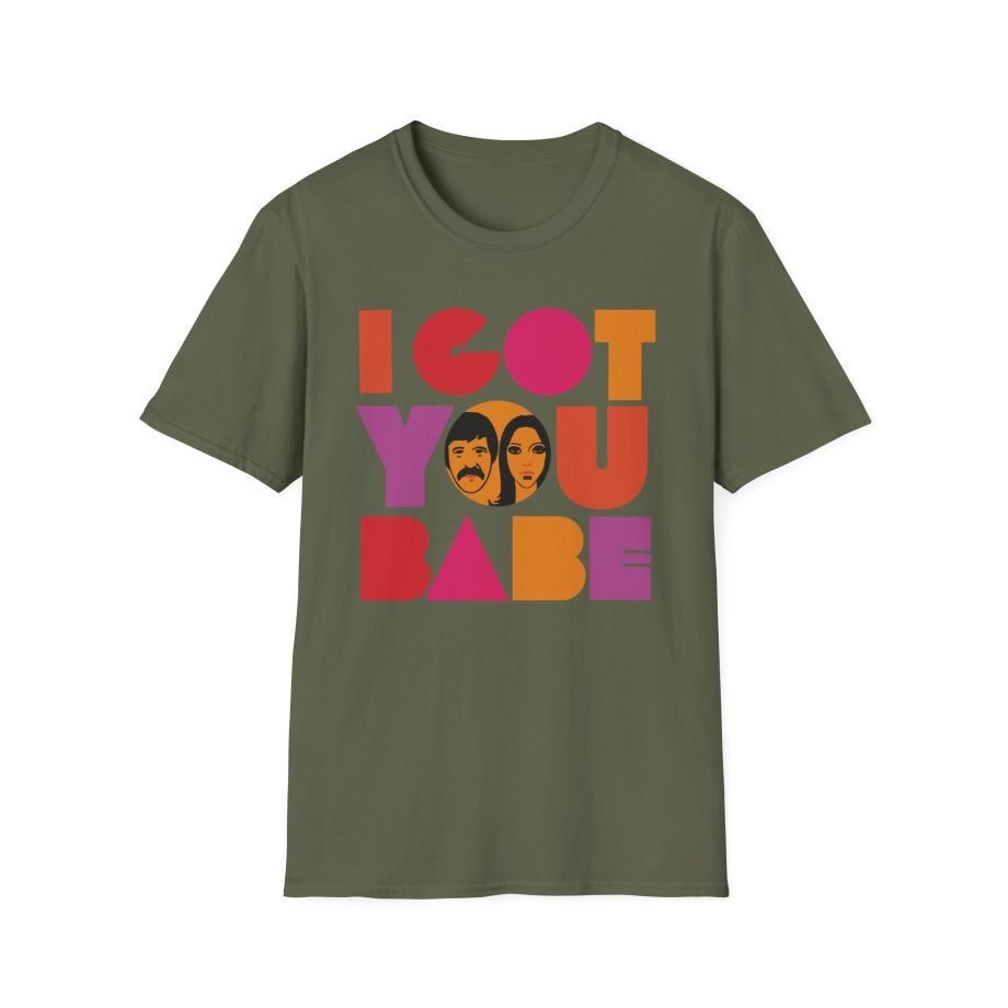 Sonny and Cher I Got You Babe Unisex Softstyle T-Shirt