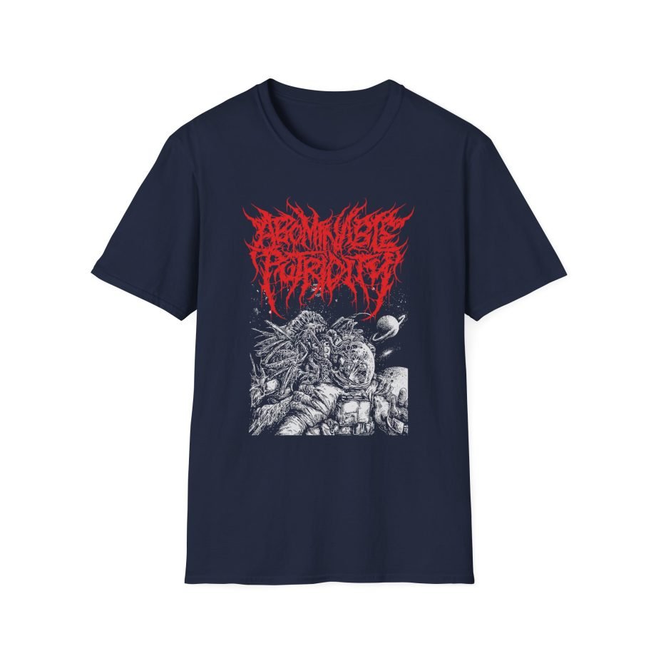 Abominable Putridity The Last Astronaut Red Logo Unisex Softstyle T-Shirt