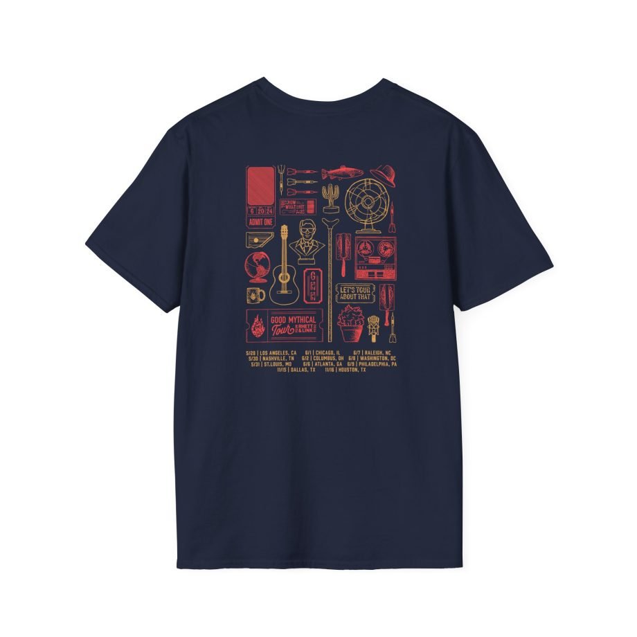 Good Mythical Morning Tour Collage unisex softstyle t-shirt