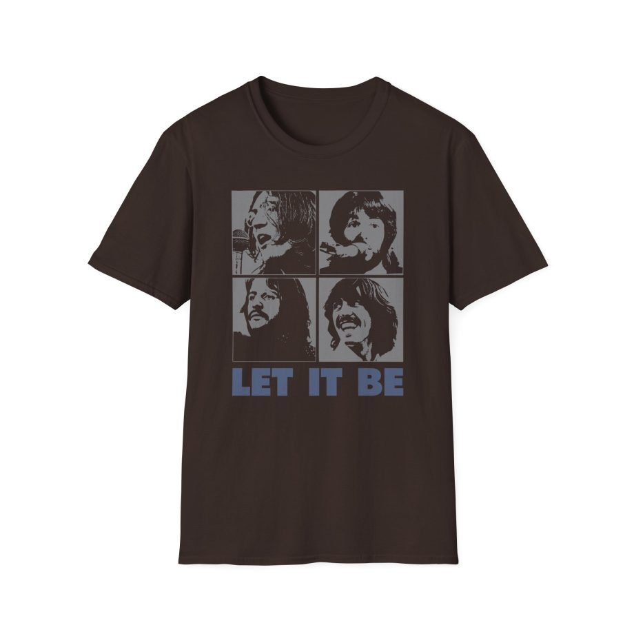The Beatles Let It Be Distressed Unisex Softstyle T-Shirt