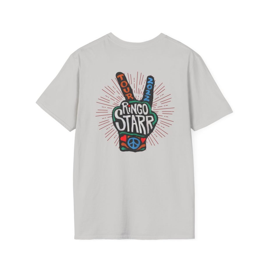 Ringo Starr Peace Illustration Unisex Softstyle T-Shirt