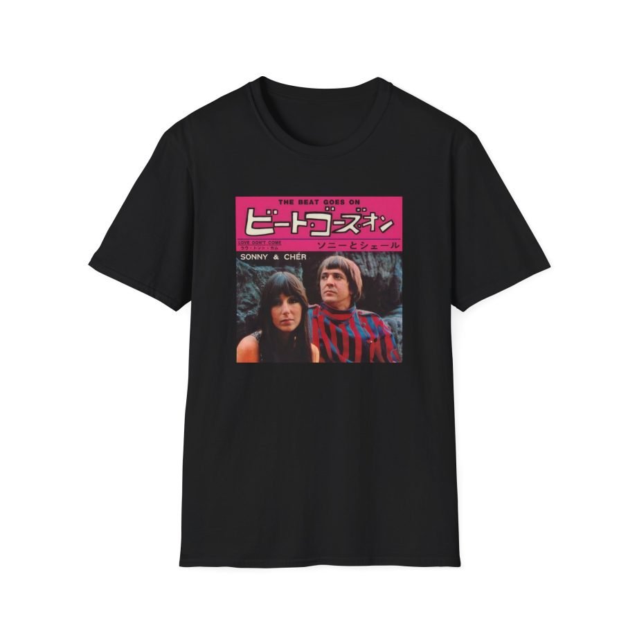 Sonny & Cher the Beat Goes on Japan Unisex Softstyle T-Shirt