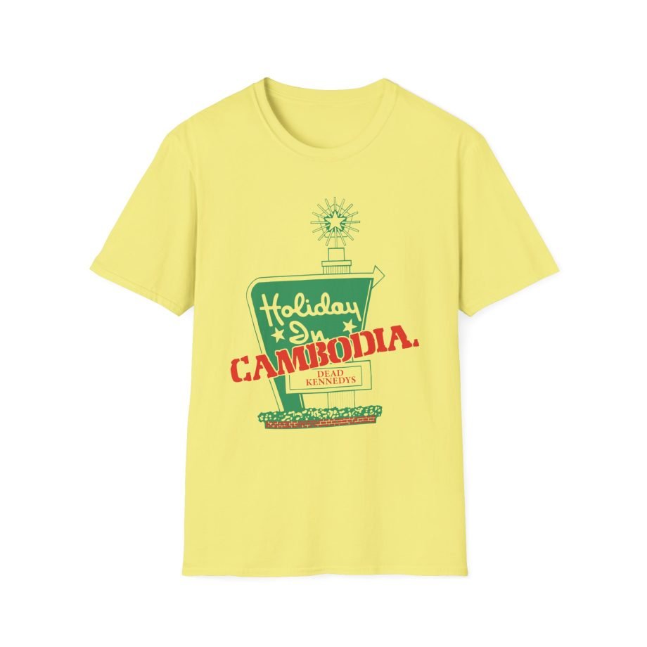 Dead Kennedys Holiday In Cambodia Banana Unisex Softstyle T-Shirt