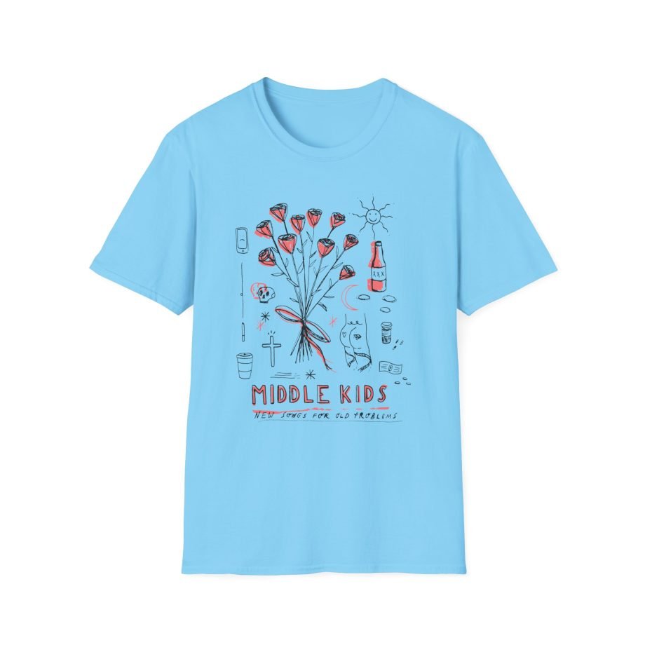 Middle Kids Pale Deconstructed Unisex Softstyle T-Shirt