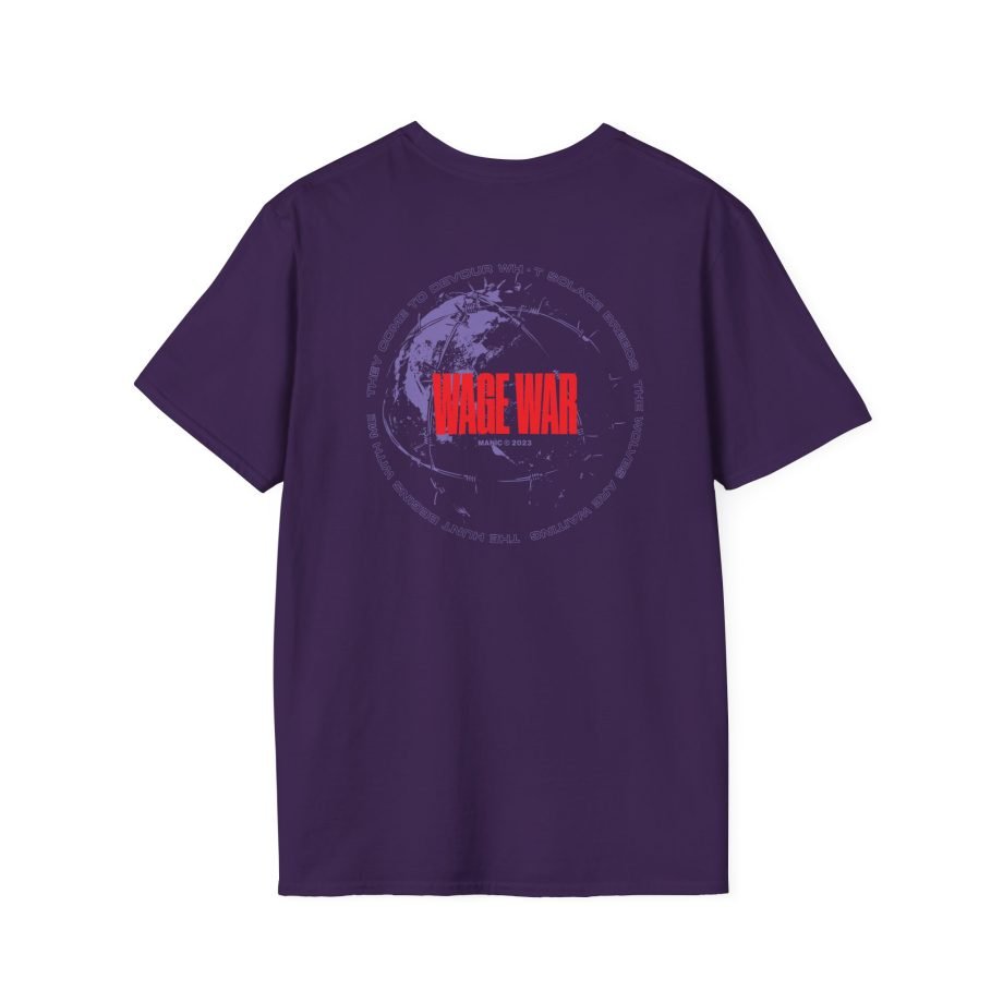 Wage War Barbed Wire Globe Unisex Softstyle T-Shirt