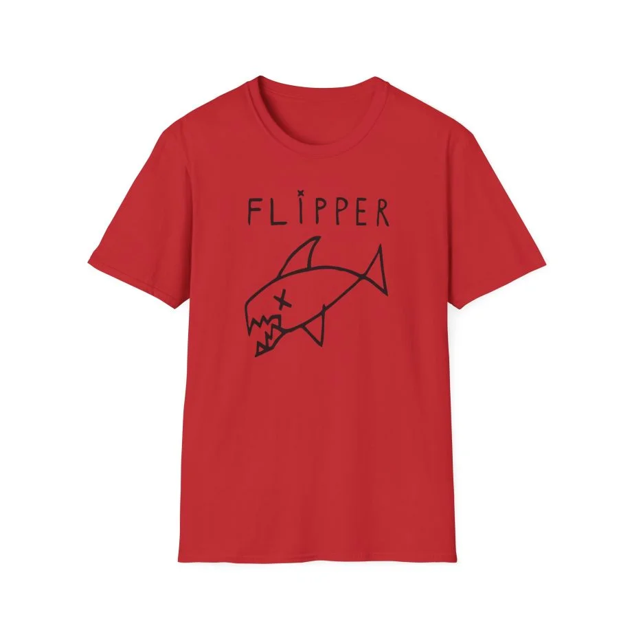 Flipper Long Fish Unisex Softstyle T-Shirt
