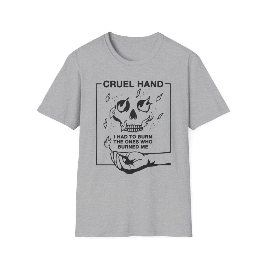 Cruel Hand Gasoline Skull Unisex Softstyle T-Shirt,