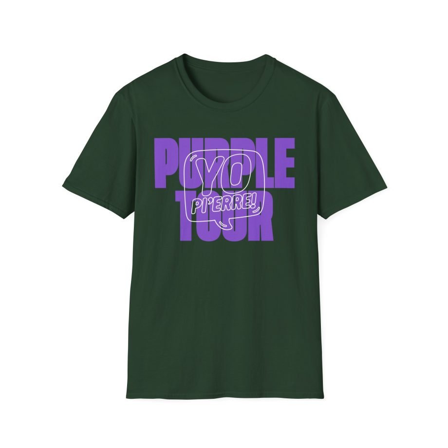 P B Purple Tour Unisex Softstyle T-Shirt
