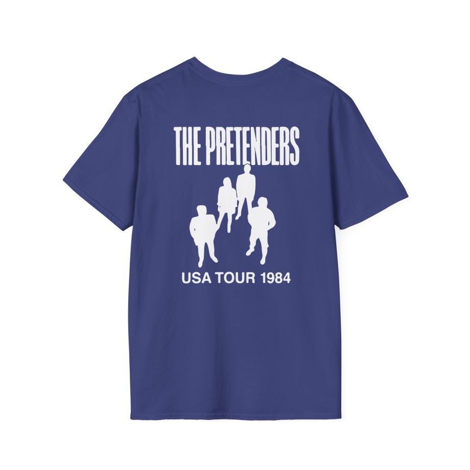 1984 the Pretenders Tour Unisex Softstyle T-Shirt