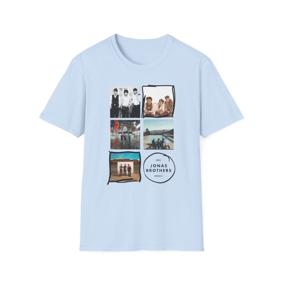 Jonas Brothers 5 Albums Unisex Softstyle T-Shirt
