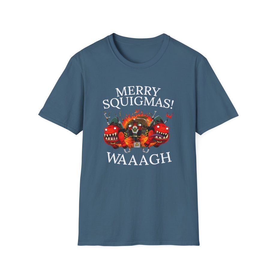 Warhammer Gobbo Merry Squigmas Unisex Softstyle T-Shirt