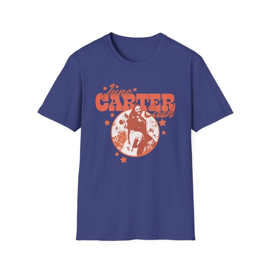 Johnny Cash June Carter Cash Portrait unisex softstyle t-shirt
