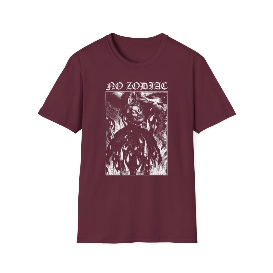 No Zodiac Burning Alive Unisex Softstyle T-Shirt
