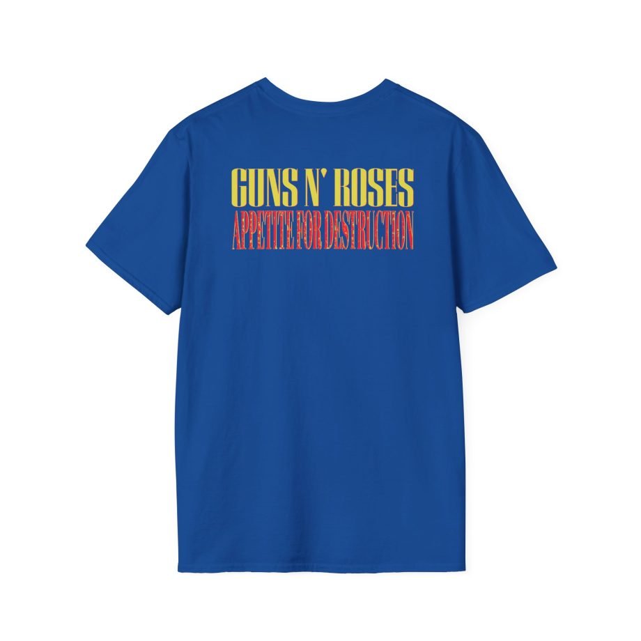 Guns N Roses 1988 Needle Skull Unisex Softstyle T-Shirt