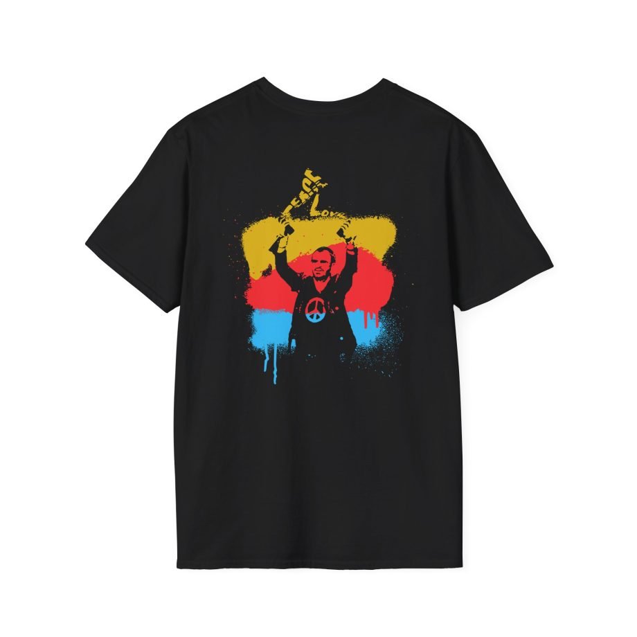 Ringo Starr Peace & Love Unisex Softstyle T-Shirt