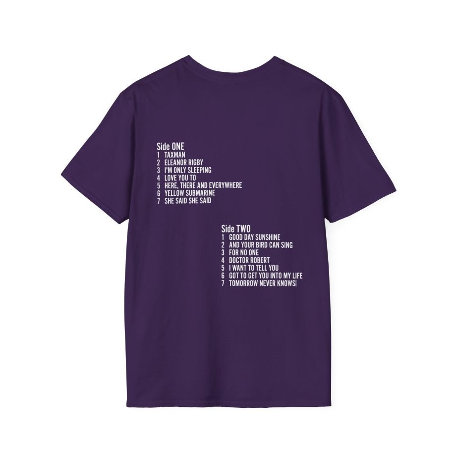 The Beatles Revolver Tracklist Unisex Softstyle T-Shirt