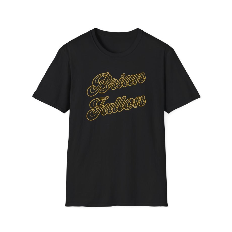 Brian Fallon Gold Text Unisex Softstyle T-Shirt