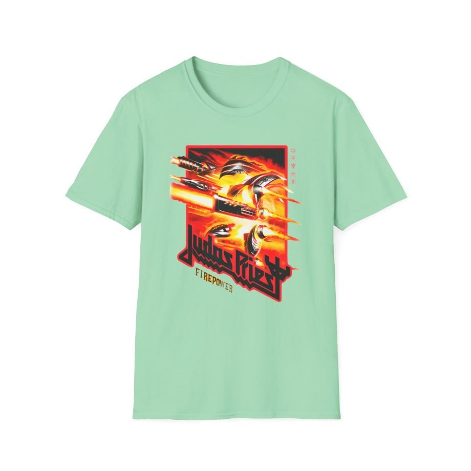 Judas Priest Firepower Figures Unisex Softstyle T-Shirt