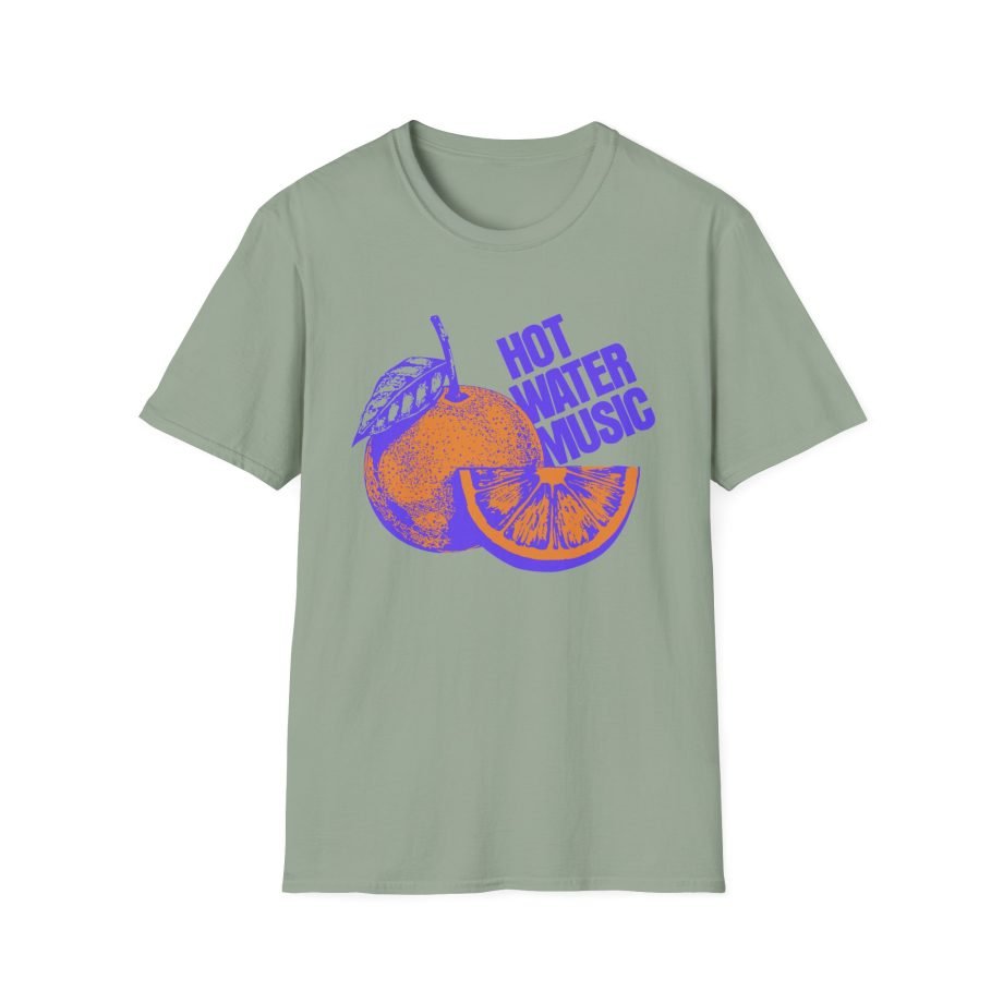 Hot Water Music Florida Orange Unisex Softstyle T-Shirt