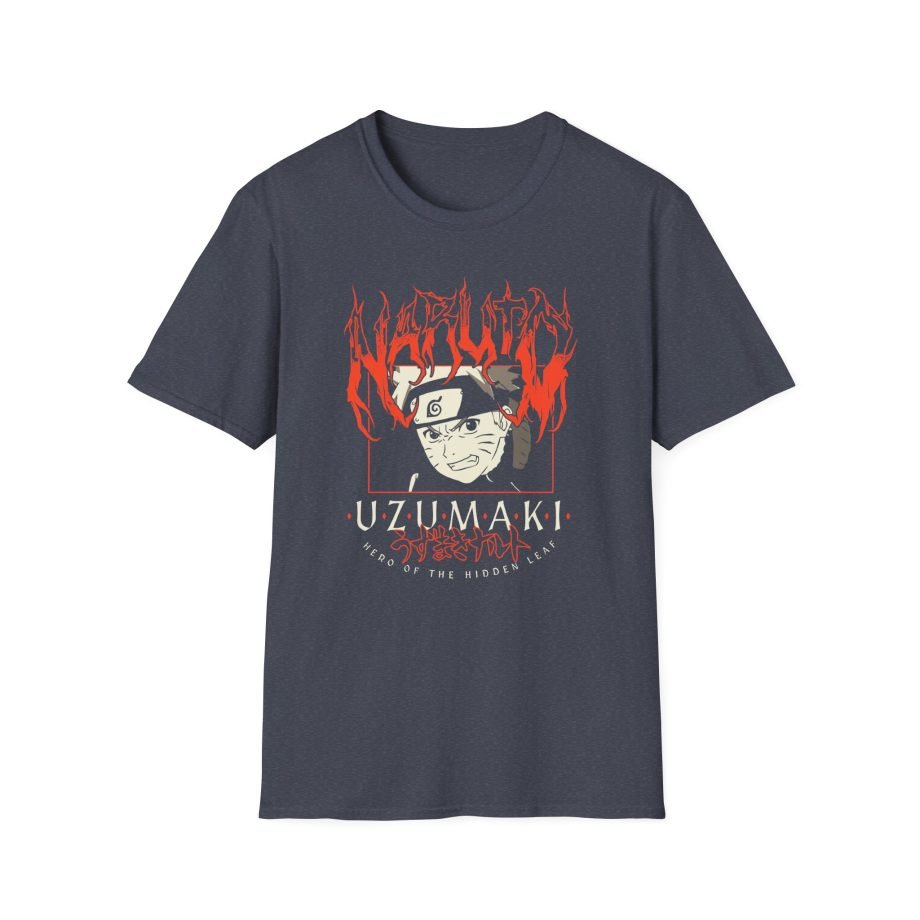 Naruto Uzumaki Clan Metal Unisex Softstyle T-Shirt