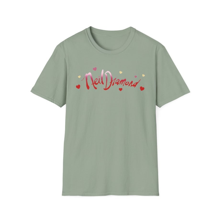 Neil Diamond Logo Heart Unisex Softstyle T-Shirt