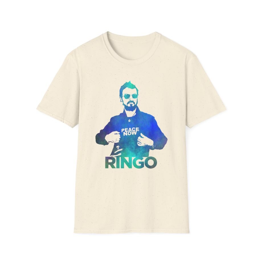 Ringo Starr Peace Now Mint Unisex Softstyle T-Shirt