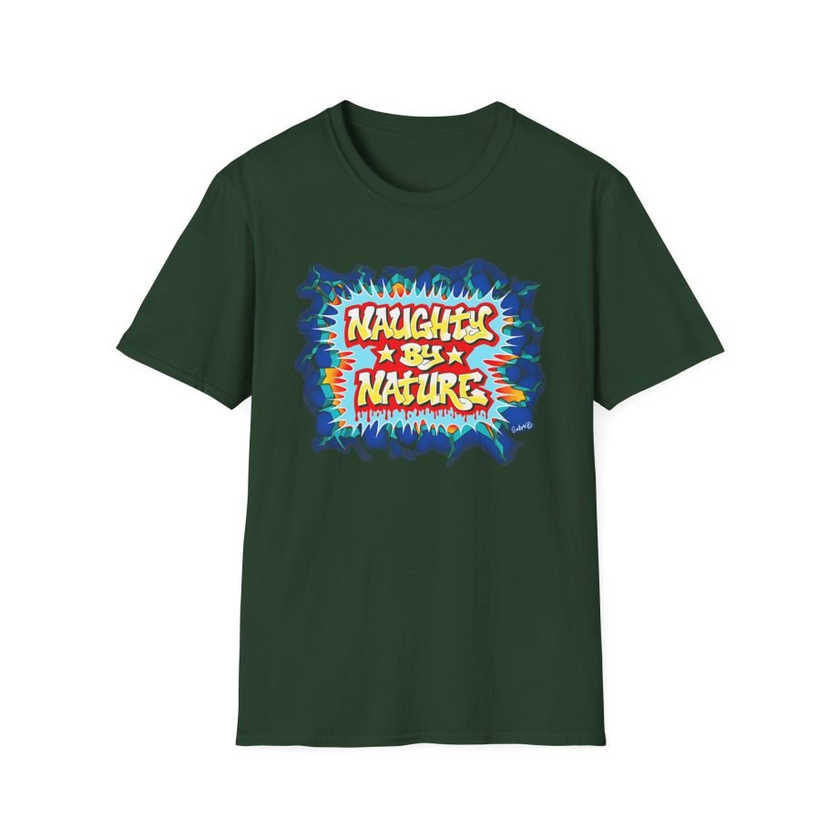 Naughty by Nature Naughty Wildstyle Unisex Softstyle T-Shirt