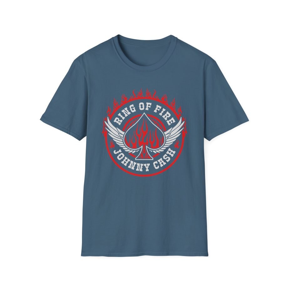 Johnny Cash Ring of Fire Unisex Softstyle T-Shirt