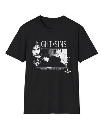 Night Sins Bleed It Unisex Softstyle T-Shirt
