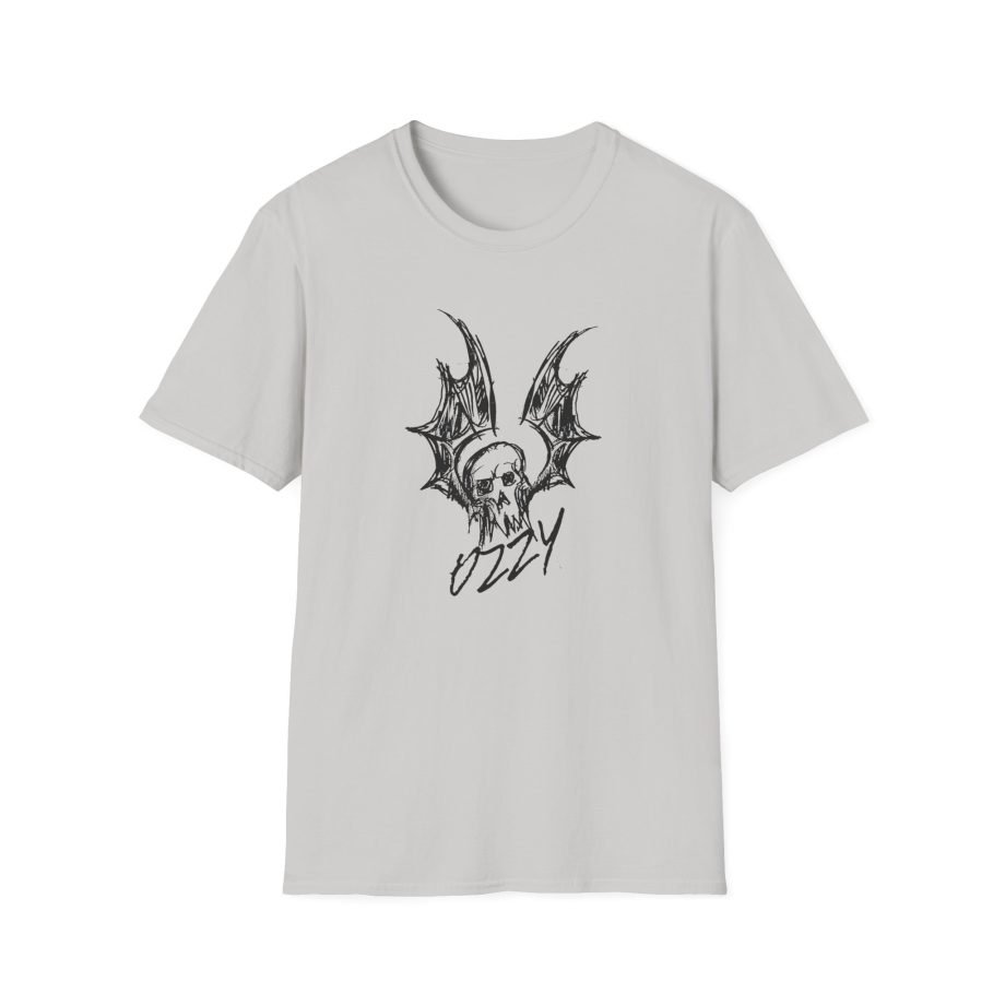 Ozzy Osbourne Bat Sketch Unisex Softstyle T-Shirt
