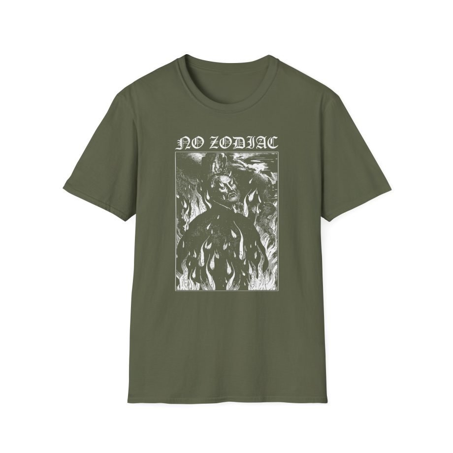No Zodiac Burning Alive Unisex Softstyle T-Shirt
