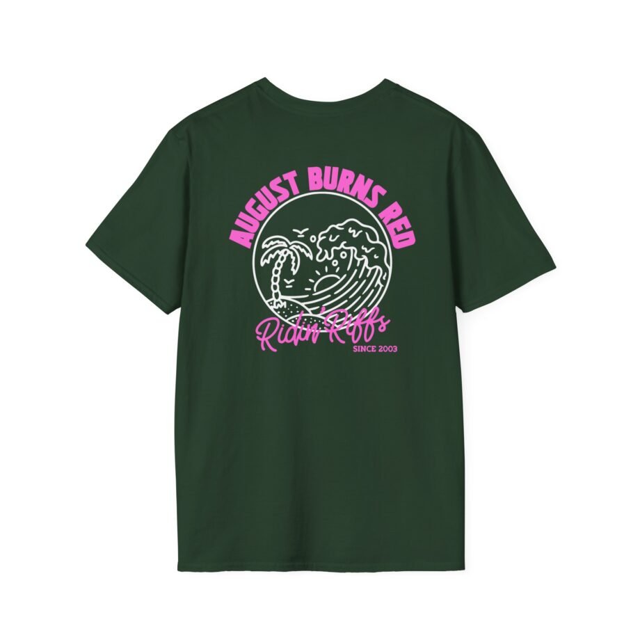 August Burns Red Riff Riders Teal Unisex Softstyle T-Shirt