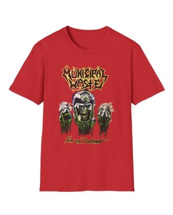 Municipal Waste Slime and Punishment Unisex Softstyle T-Shirt
