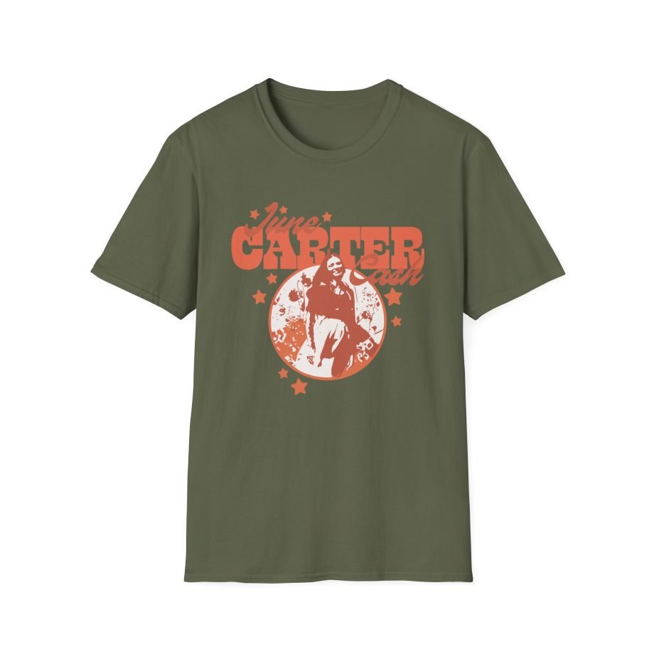 Johnny Cash June Carter Cash Portrait unisex softstyle t-shirt