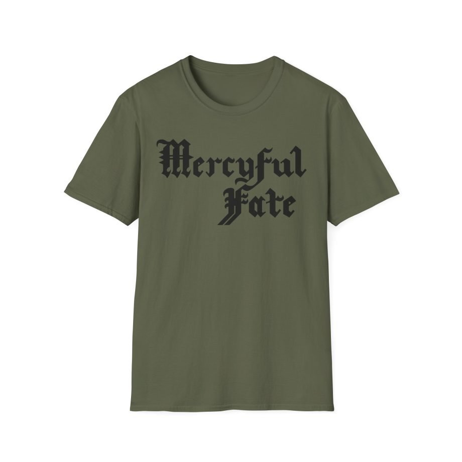 Mercyful Fate Black on Black Cross Unisex Softstyle T-Shirt