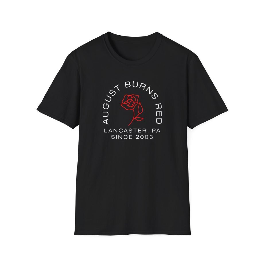 August Burns Red Rose Unisex Softstyle T-Shirt