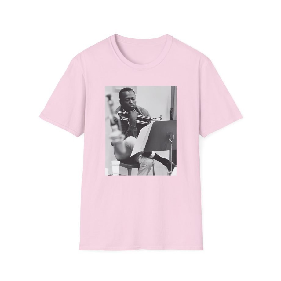 Miles Davis Black & White Photo Unisex Softstyle T-Shirt