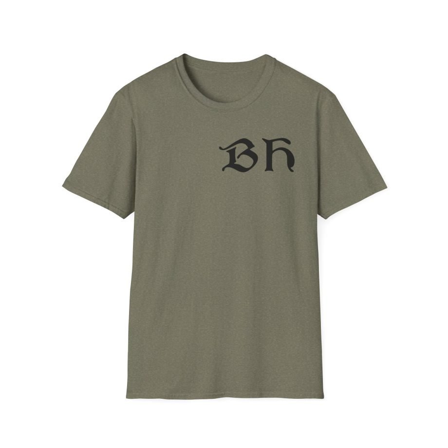 Beach House Rose Stained Glass Unisex Softstyle T-Shirt
