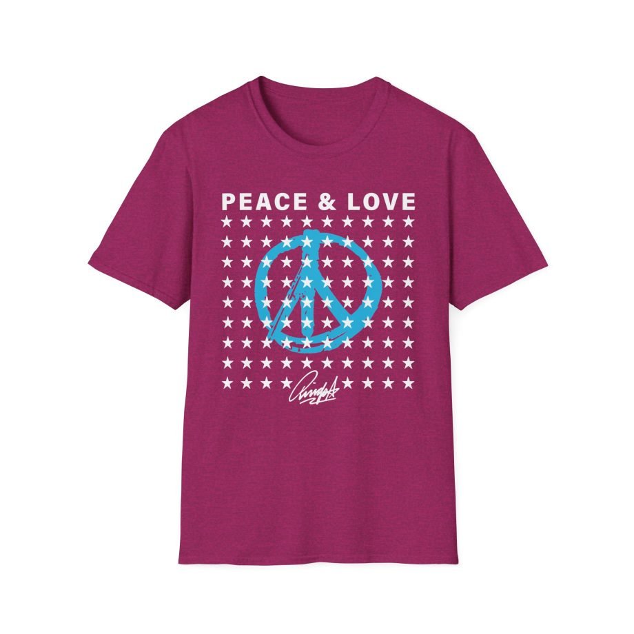 Ringo Starr Peace & Love Stars Unisex Softstyle T-Shirt