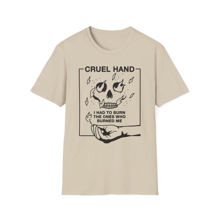 Cruel Hand Gasoline Skull Unisex Softstyle T-Shirt,