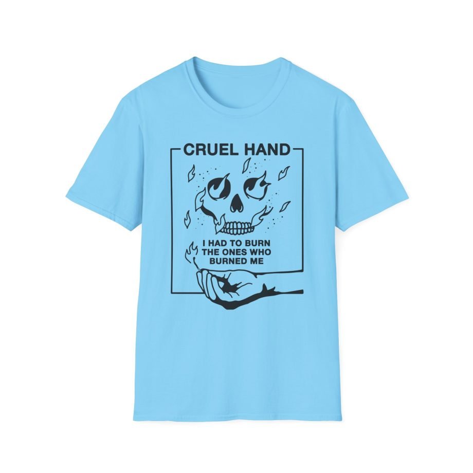 Cruel Hand Gasoline Skull Unisex Softstyle T-Shirt,