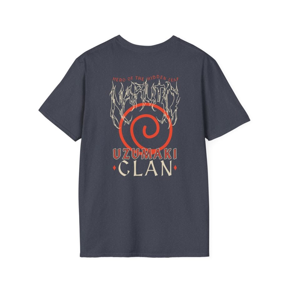 Naruto Uzumaki Clan Metal Unisex Softstyle T-Shirt