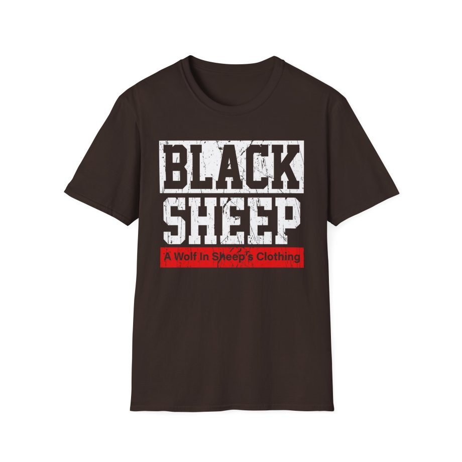 Black Sheep Wolf In Sheep's Unisex Softstyle T-Shirt