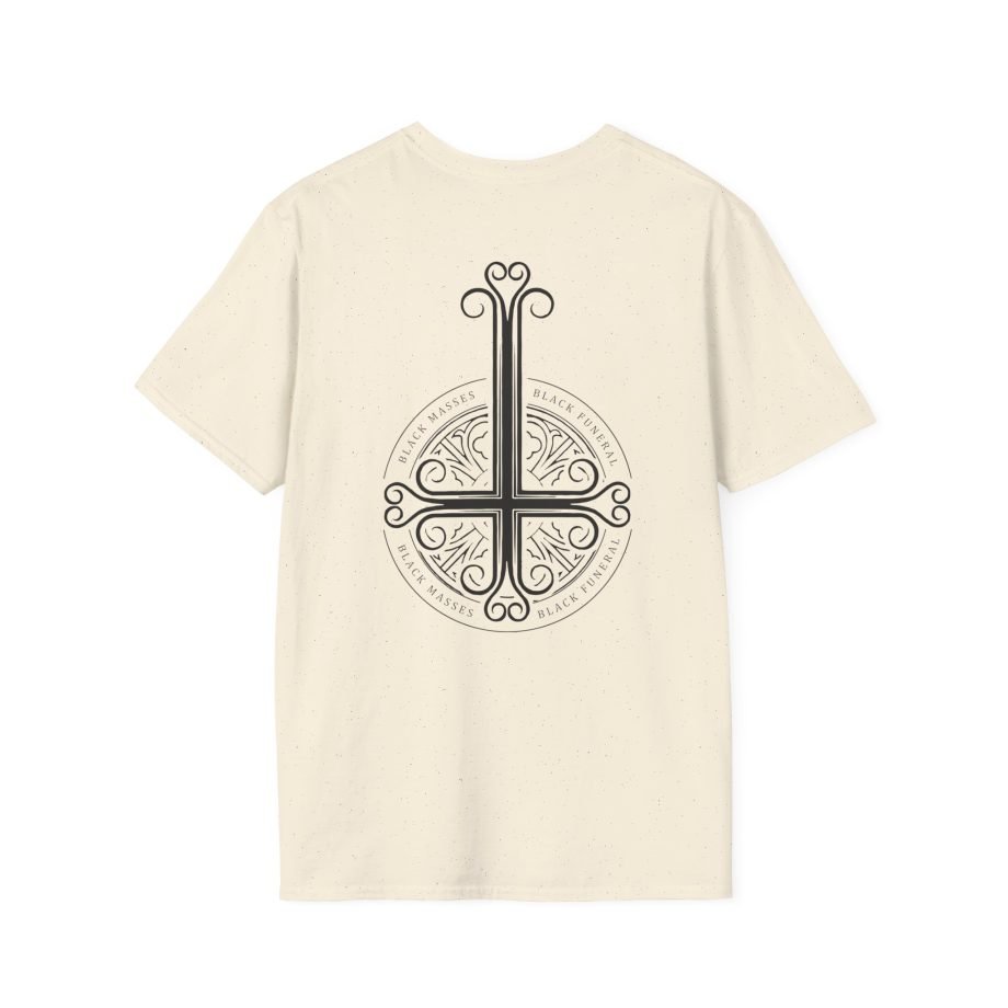 Mercyful Fate Black on Black Cross Unisex Softstyle T-Shirt