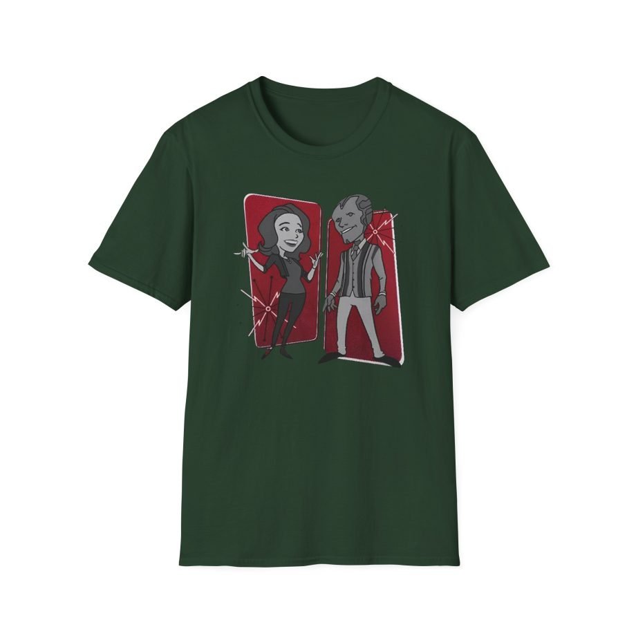 Marvel Wandavision Retro Panels Unisex Softstyle T-Shirt