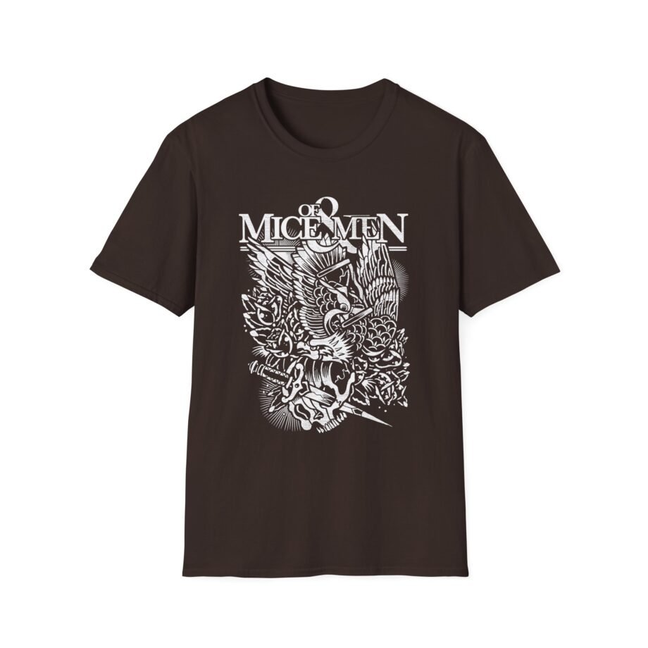 Of Mice and Men Throwback Eagle Unisex Softstyle T-Shirt