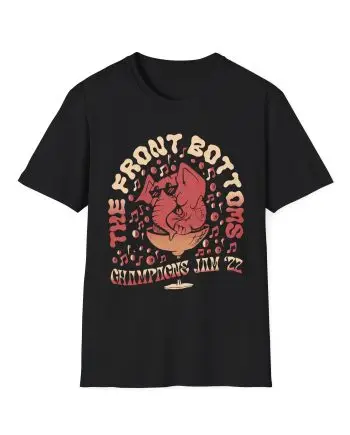 The Front Bottoms Champagne Jam 2022 Unisex Softstyle T-Shirt
