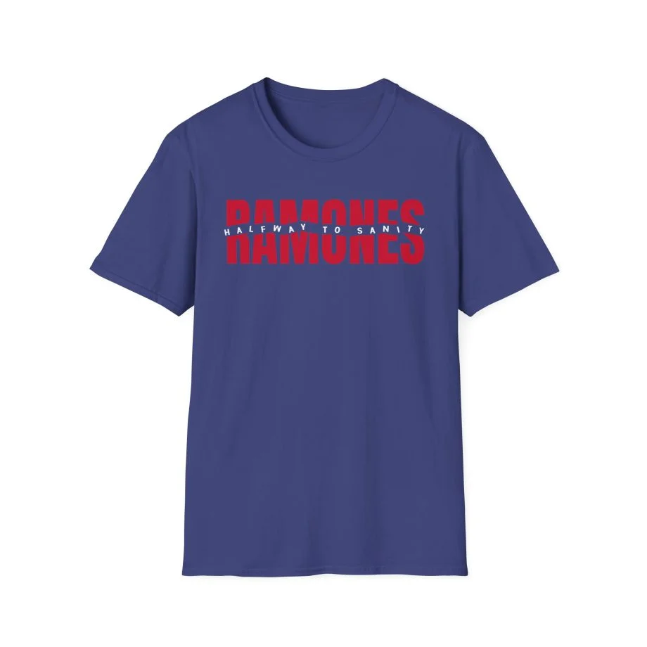 Ramones Halfway To Sanity Unisex Softstyle T-Shirt